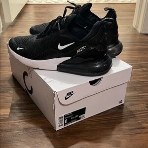 Nike Air Max 270 Black White Men's Sneakers